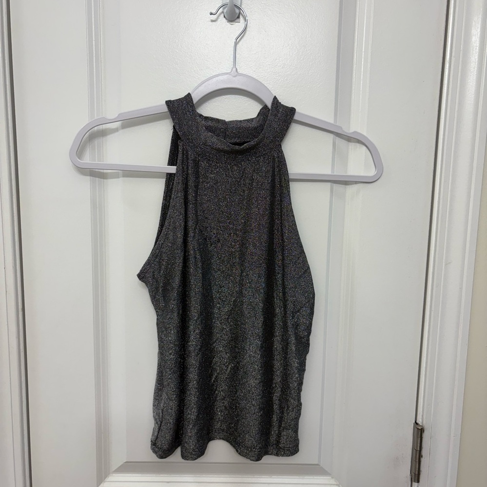 Gray Sleeveless Women's Top